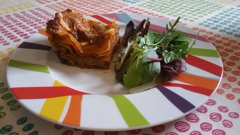 vegetarische lasagne voor kinderen