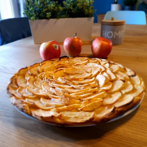 appeltaart met bladerdeeg Bladerdeeg appeltaart met bladerdeeg