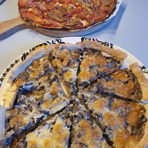 quiche aubergine recept
