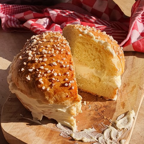 Tropézienne taart Tropézienne taart