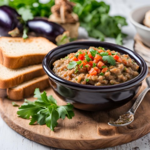 aubergine kaviaar recept aubergine kaviaar recept