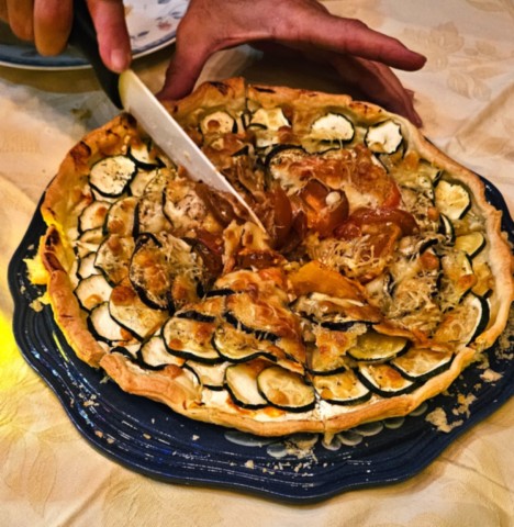 renies franse keuken hartige taart delphine Hartige taart met tomaten en roomkaas