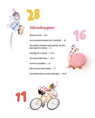 inhoud het leukste boekje over Frankrijk