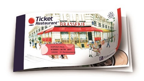 Frans middageten eten in frans restaurant